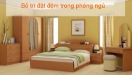 Bố trí đặt đệm trong phòng ngủ tốt nhất