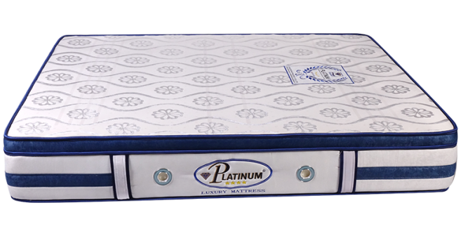 Đệm lò xo túi cao su Platinum 3 viền